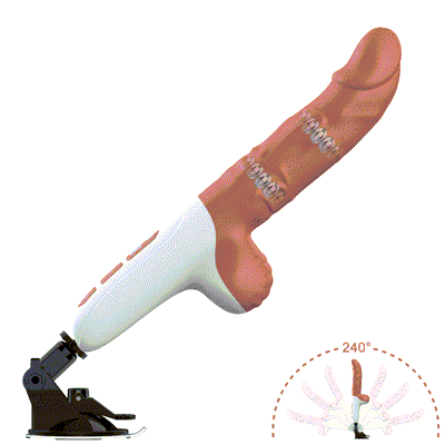 Erotic Titan Thrusting HandsFree Vibrating Dildo Erotic Titan Thrusting HandsFree Vibrating Dildo