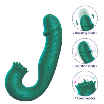 Zuigen Sirene Stoten Likken Vibrator