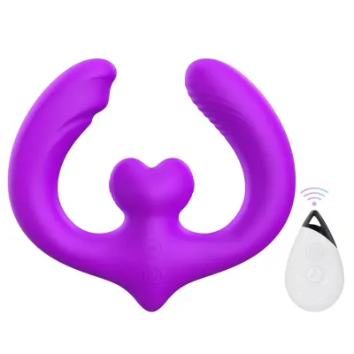 Dubbelwerkende Satisfaction Vibrator Afstandsbediening