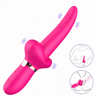 Wizary-Licking Roterende Tong G-Spot Vibrator