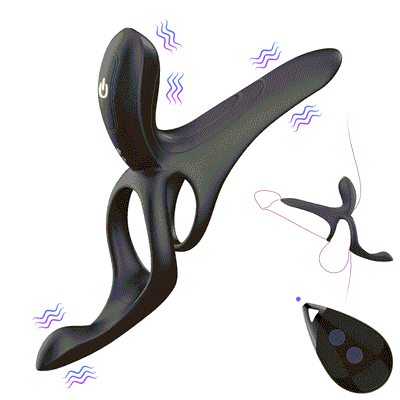 Serve Me Multifunctional Vibrating Cock Ring Serve Me Multifunctional Vibrating Cock Ring