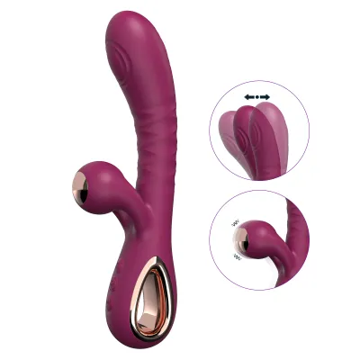 Lila Nyx Multifunctionele 3-in-1 Vibrator 💦 Lila Nyx Multifunctionele 3-in-1 Vibrator 💦