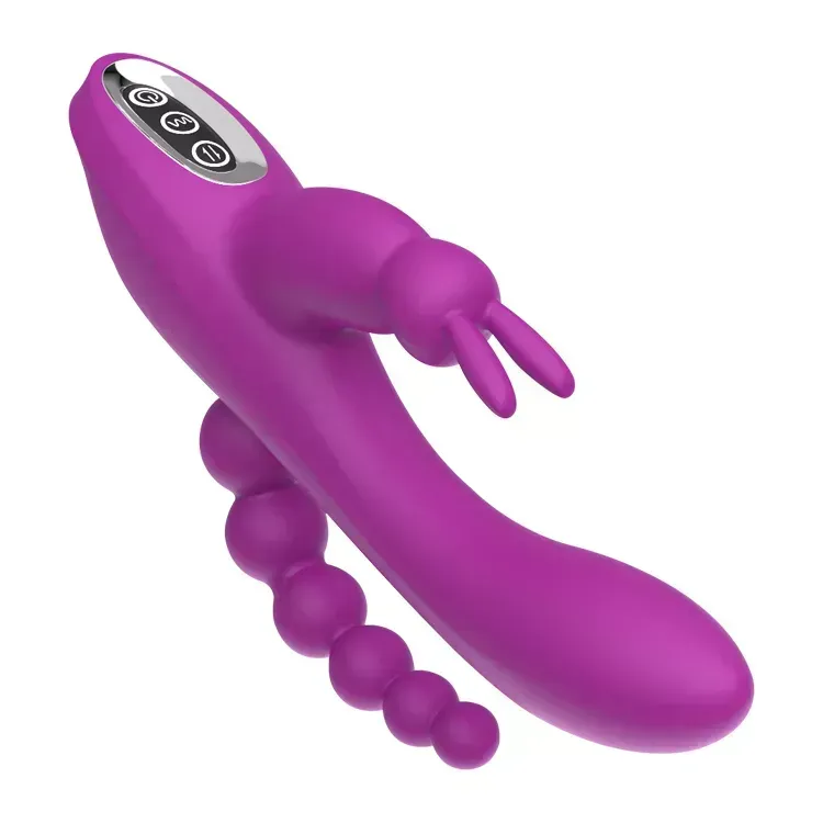 Triple-Delight 3 in 1 Multifunction Rabbit Vibrator