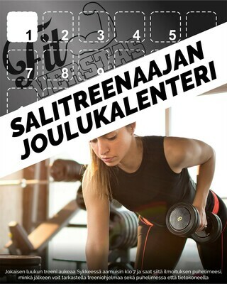 Salitreenaajan joulukalenteri Salitreenaajan joulukalenteri