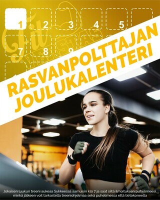 Rasvanpolttajan joulukalenteri Rasvanpolttajan joulukalenteri