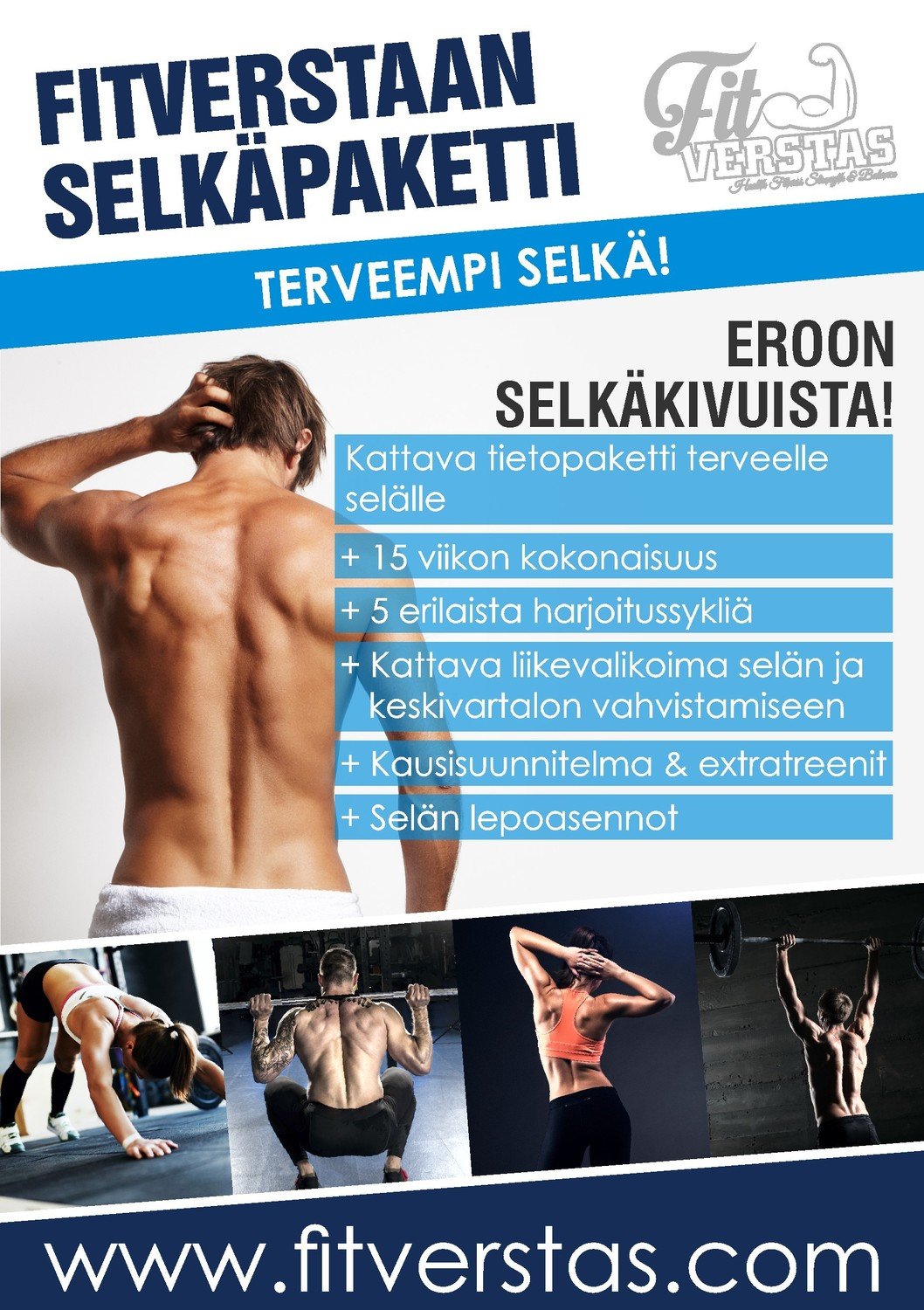 Fitverstaan selkäpaketti Fitverstaan selkäpaketti