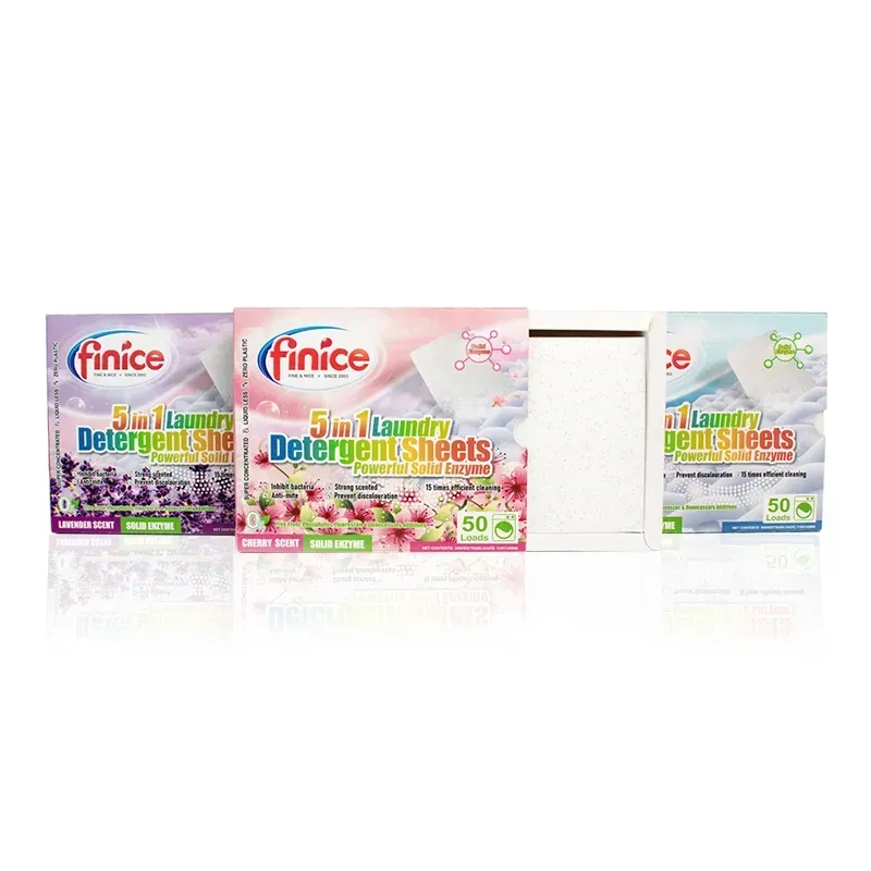 Premium Plus 4 in 1 Solid Enzyme Laundry Detergent Sheet