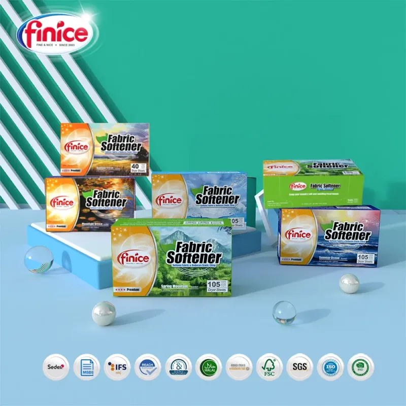 Premium Fabric Softener Dryer Sheets