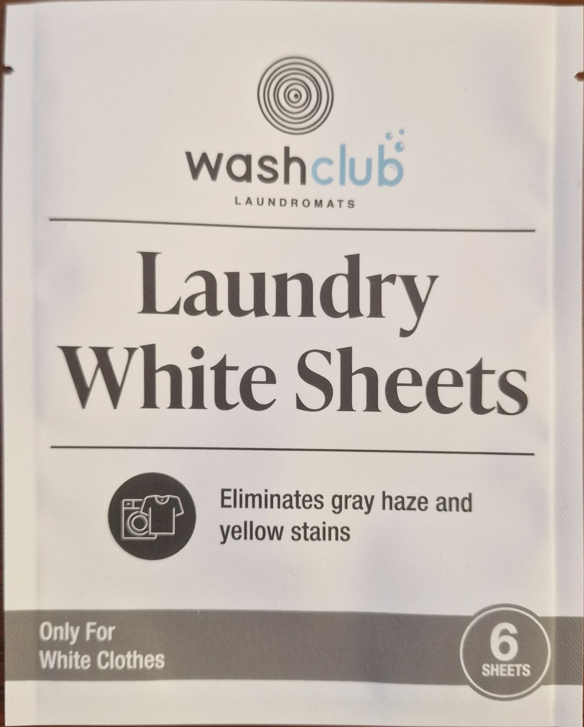 wash club whitening sheet
