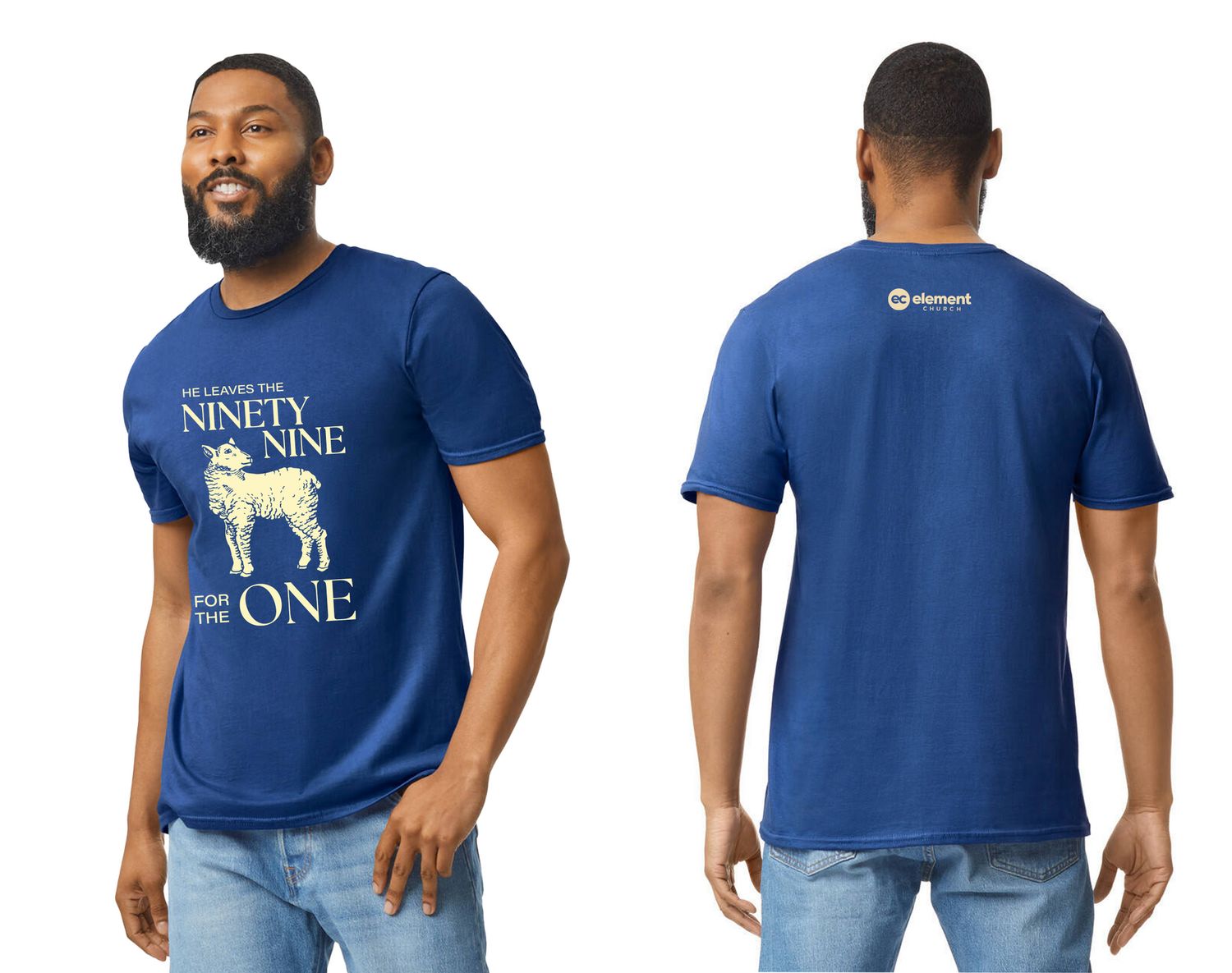 Navy One Life Tee