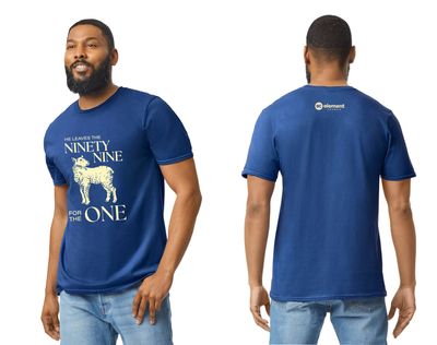 Navy One Life Tee