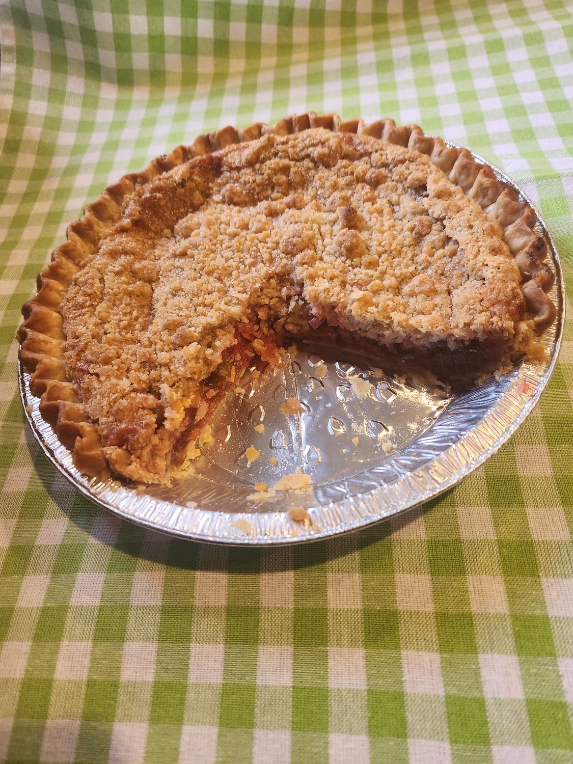 Rhubarb Crumble
