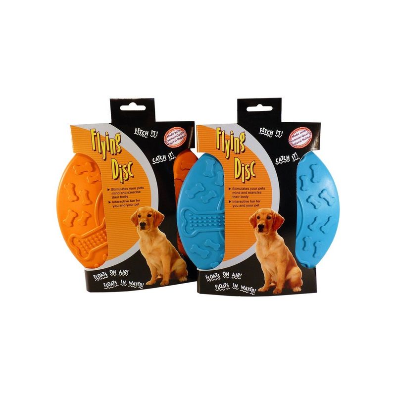 Rubber Flying Disc with Bones