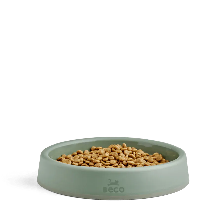 Beco Steady Cat Bowl - Olive Green
