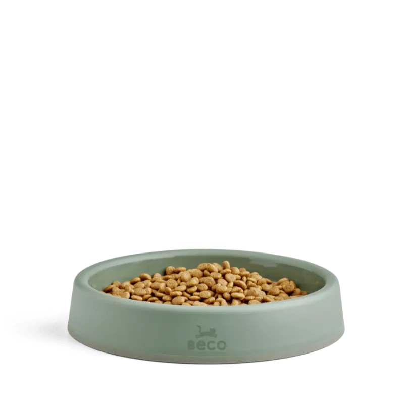 Beco Steady Cat Bowl - Olive Green