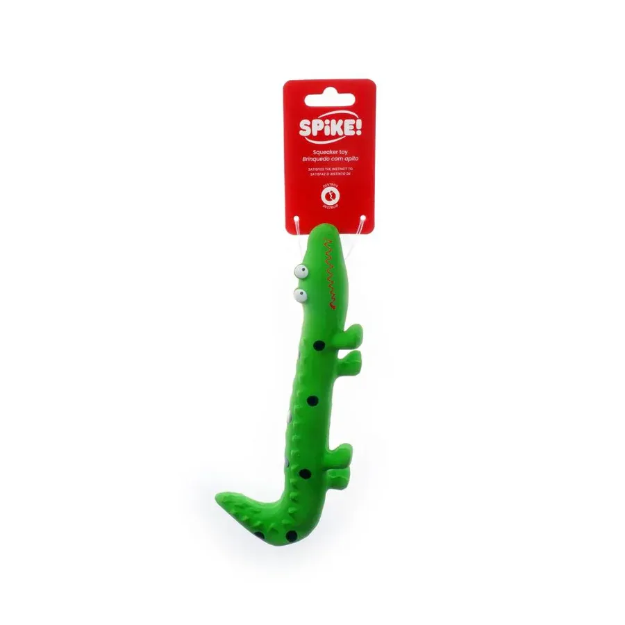 Spike Latex Green Lizard Dog Toy