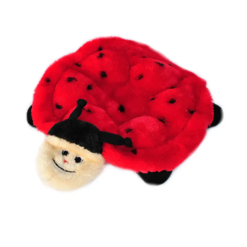 ZippyPaws Dog Toy Squeakie Crawlers Betsy the Ladybug
