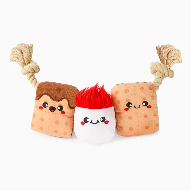 Hugsmart Pet - Camping Pups | S'mores Tug