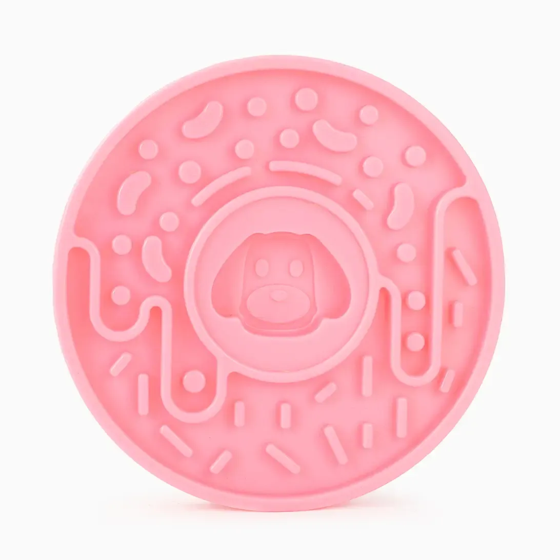 Hugsmart Pet - Dog Bowl Pet Lick Mat | Donut Slow Feeder