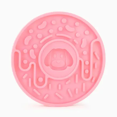 Hugsmart Pet - Dog Bowl Pet Lick Mat | Donut Slow Feeder