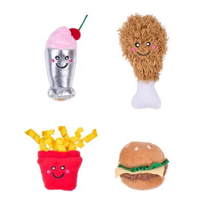 ​ZippyClaws NomNomz 4-Pack - Fast Foods