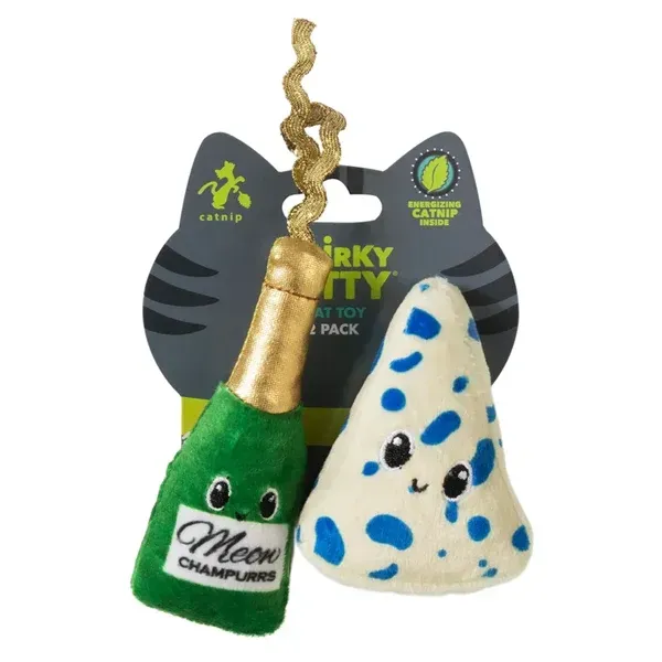 Quirky Kitty Wine &amp; Cheese 2pk