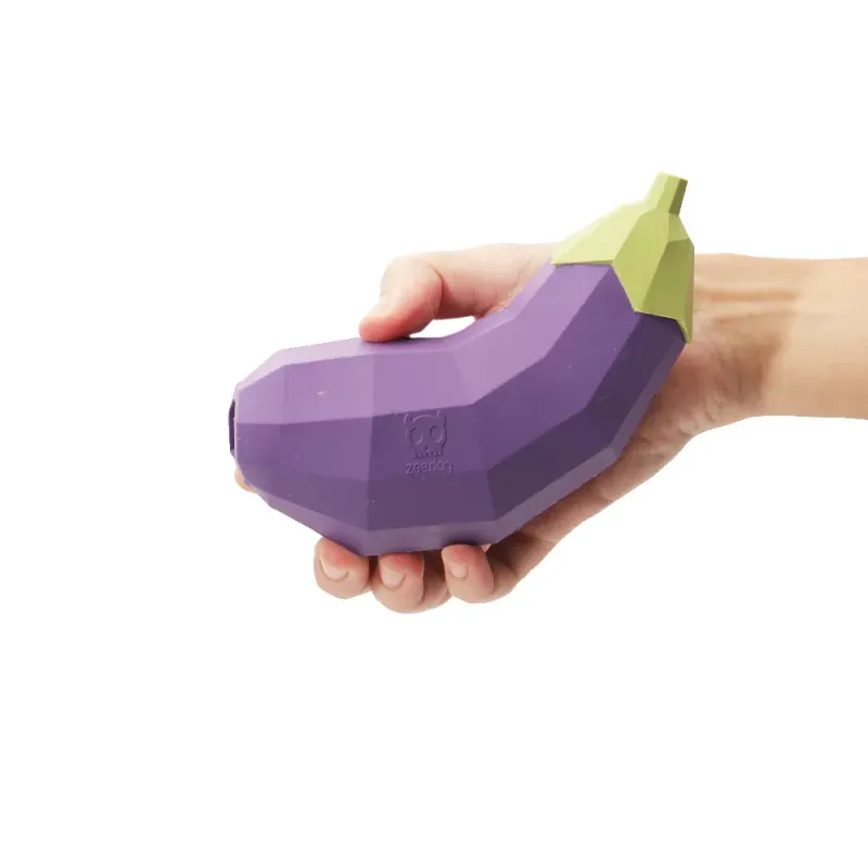 Zee.Dog Super Veggiez Toy - Eggplant