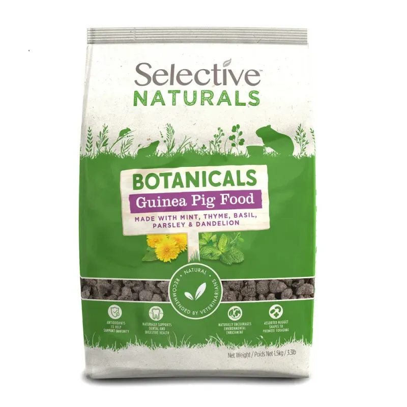 Selective Naturals Botanicals - Guinea Pig Food 1.5kg