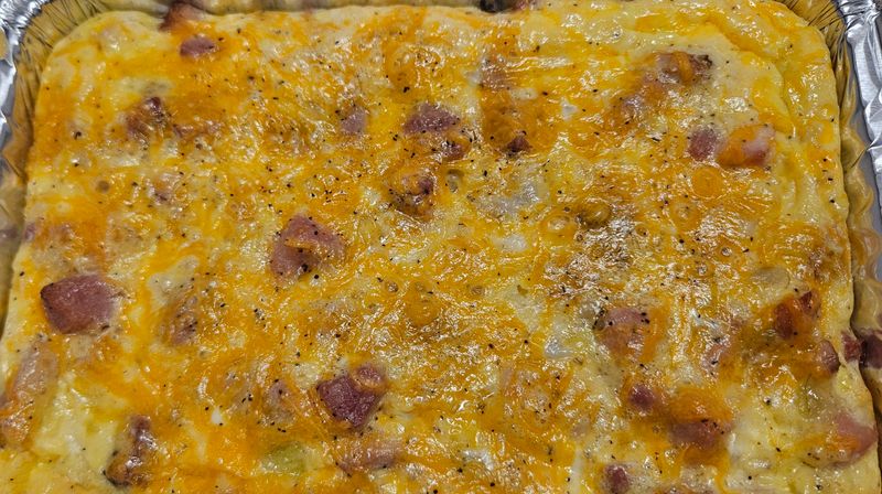 Ham &amp; Cheddar Hashbrown