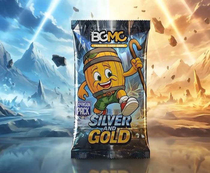 Silver and Gold Trading Cards