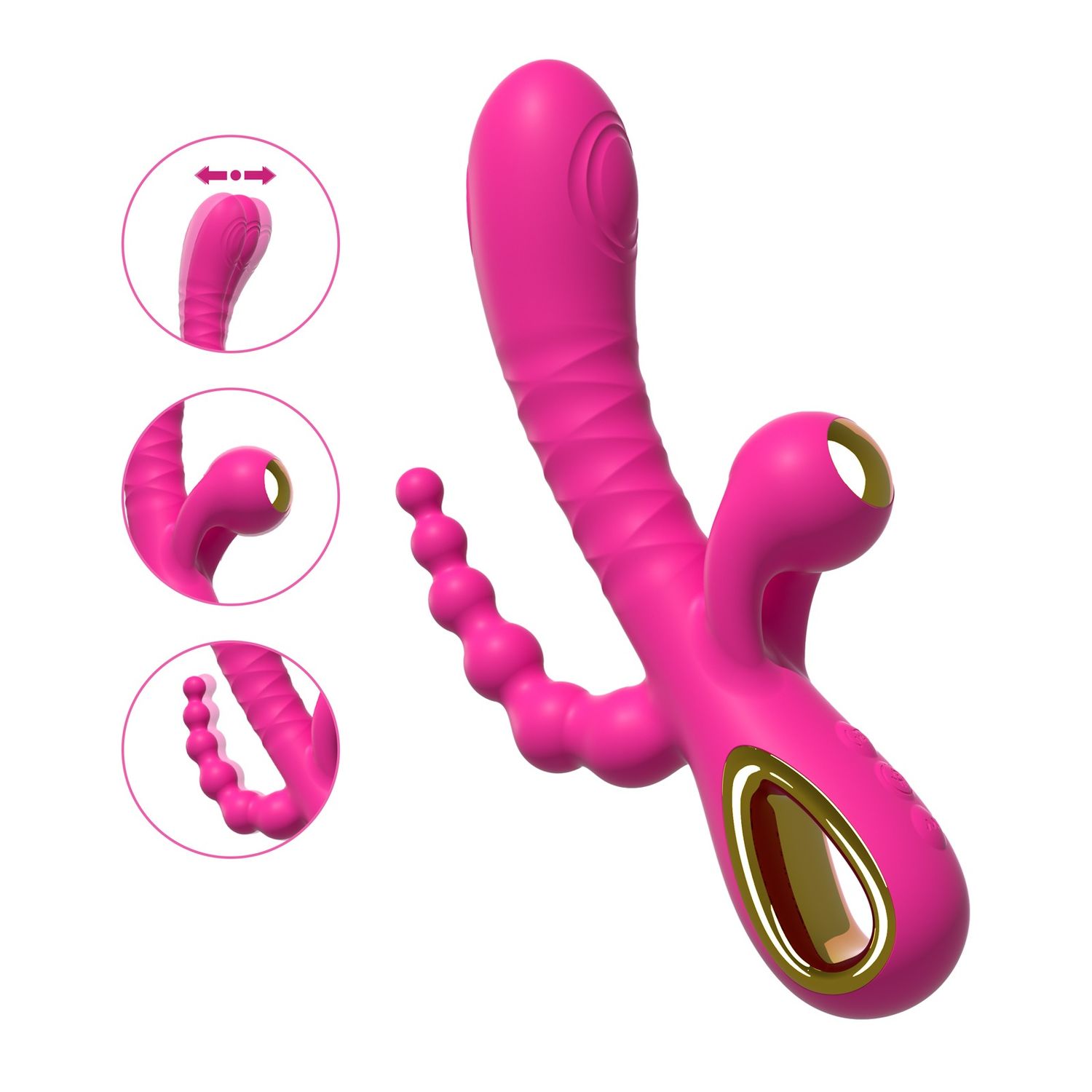 Aurora Love 3-in-1-Multifunktionsvibrator