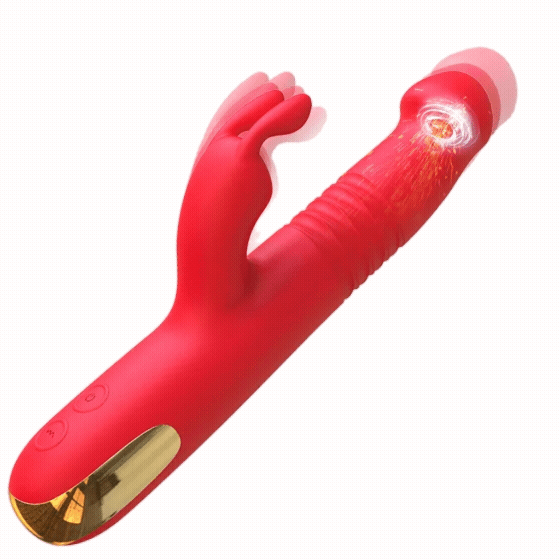 Valentine Stoßender Heizender Rabbit-Vibrator