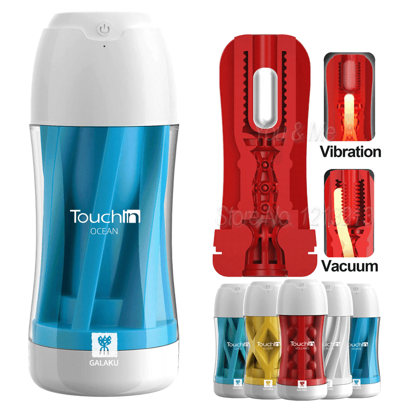 GALAKU Touch In Vibrierender Saugender 360° Masturbator
