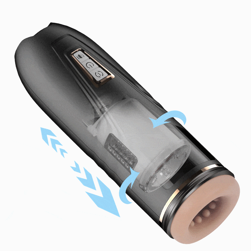 Power Trust Pro: Automatischer vibrierender Masturbator mit Stoßfunktion Power Trust Pro: Automatischer vibrierender Masturbator mit Stoßfunktion