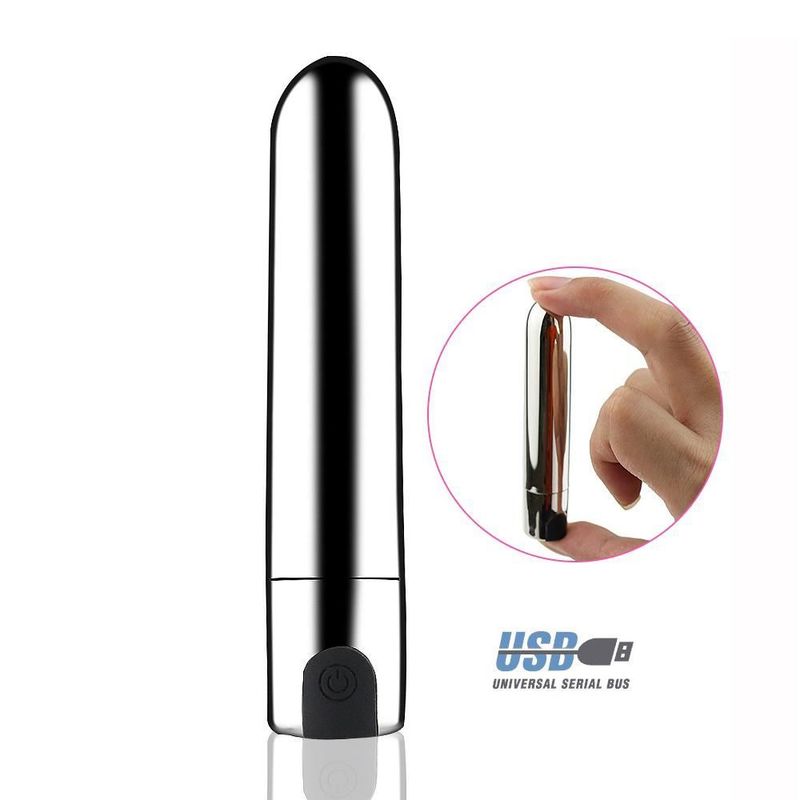 Universal Unisex Silver Bullet Vibrator Universal Unisex Silver Bullet Vibrator
