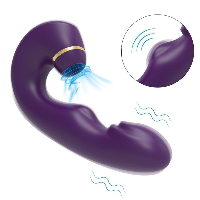 The Performer Pro 3 in 1 Sucking Vibrator The Performer Pro 3 in 1 Sucking Vibrator