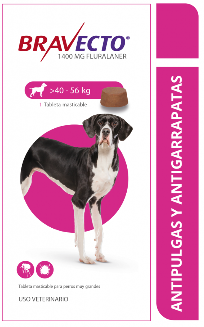 Bravecto (extra grande) 40 a 56 kg