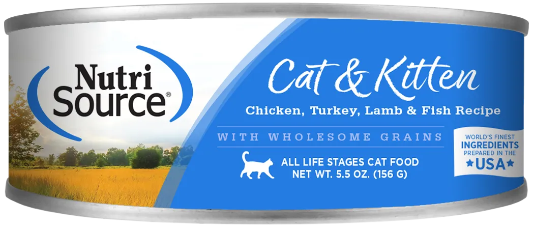 Chicken, Turkey, Lamb And Fish Can Cat Food