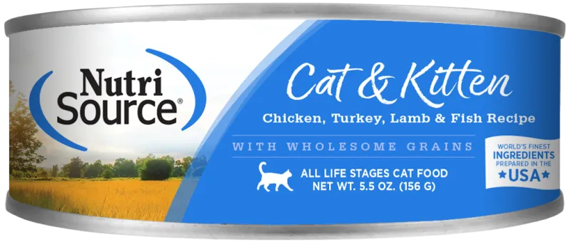Chicken, Turkey, Lamb And Fish Can Cat Food