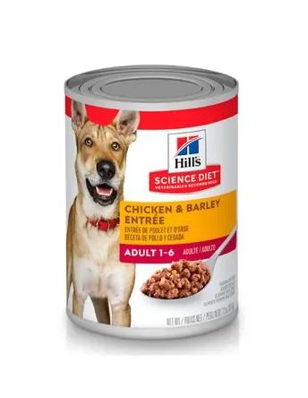 ​Hill’s® Science Diet® Adult Chicken &amp; Barley Entrée Adulto 1-6