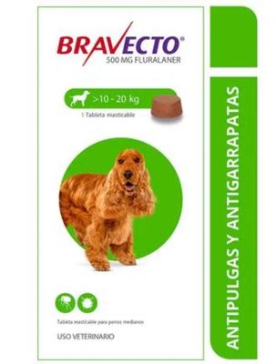 Bravecto (mediano) 10 a 20 kg