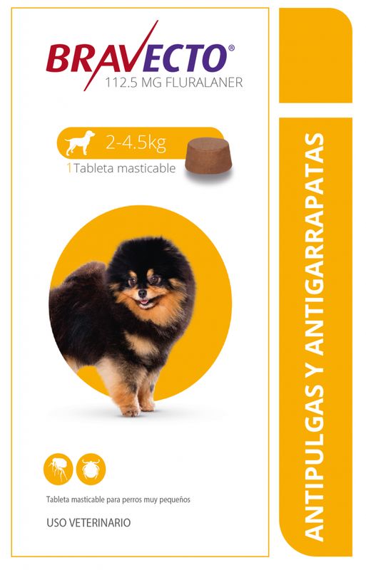 Bravecto (mini) 2 a 4.5 kg