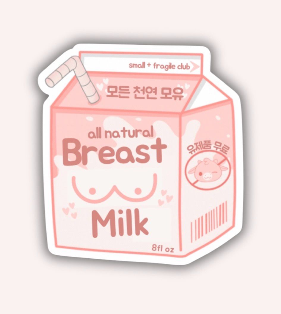 Breast Milk Carton Sticker