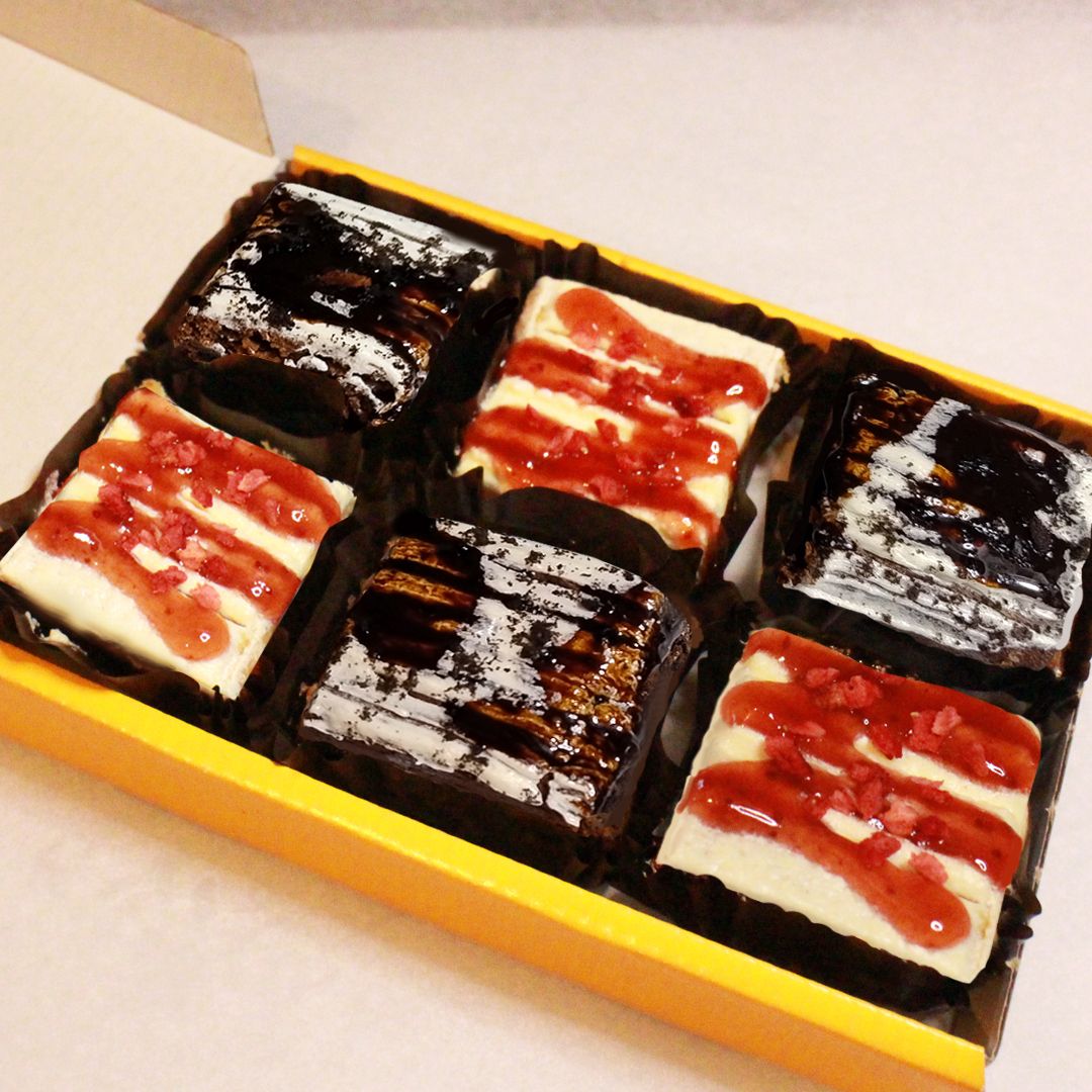 Letterbox Brownie Mixed Box - Box of 6