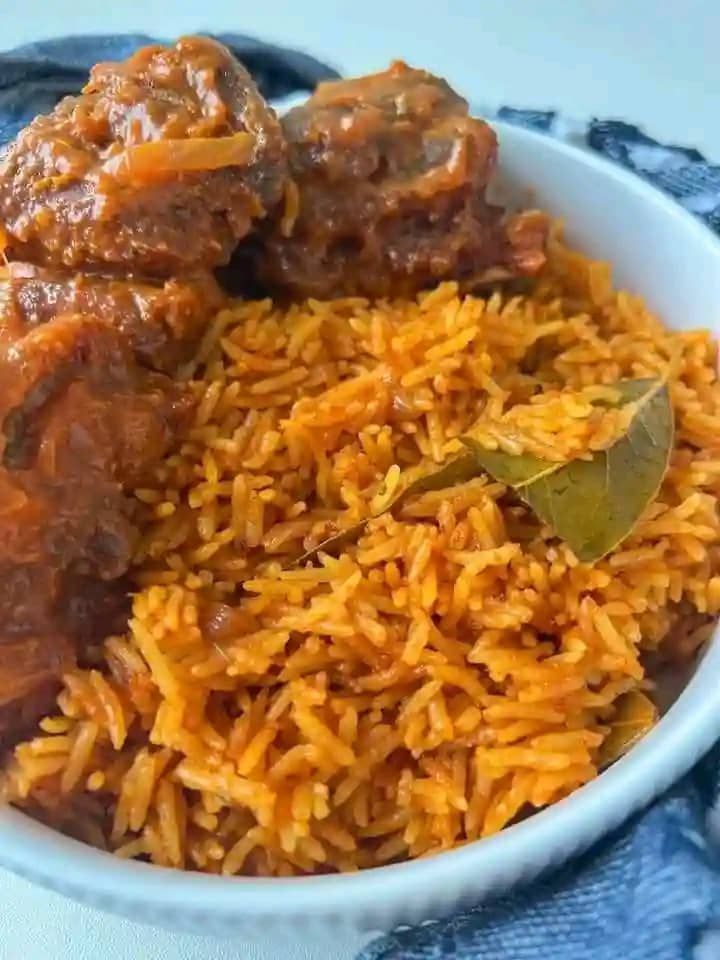 Jollof Rice with Beef