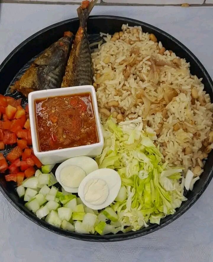 Rice &amp; Beans with Stew