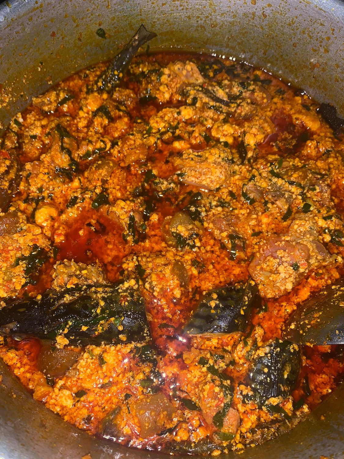 Egusi Soup With Swallow Of Choice