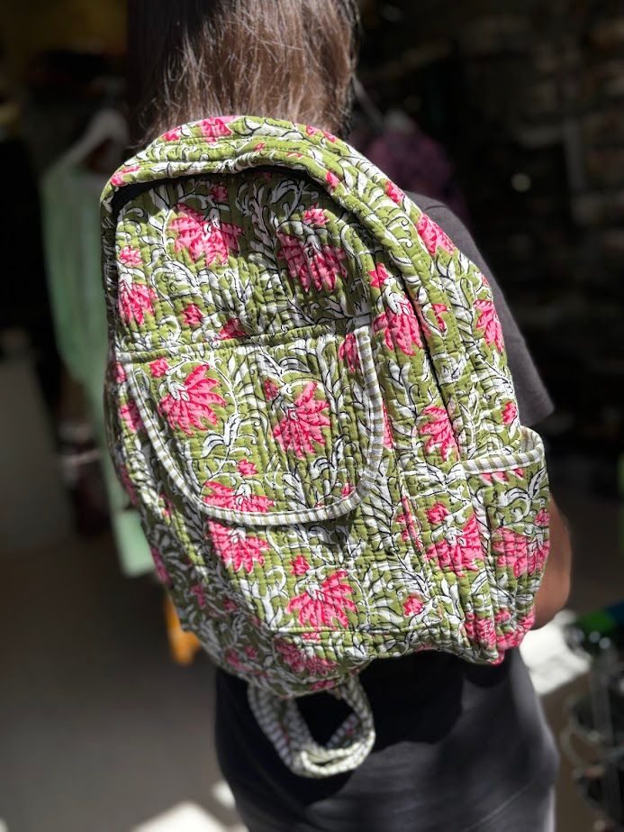 Backpack in cotton