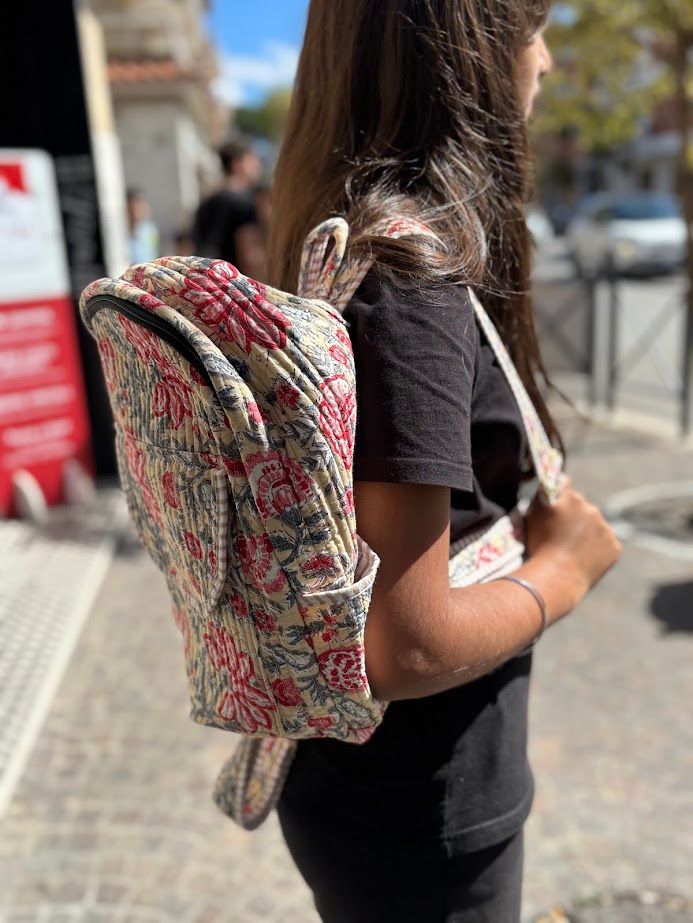 Backpack in cotton