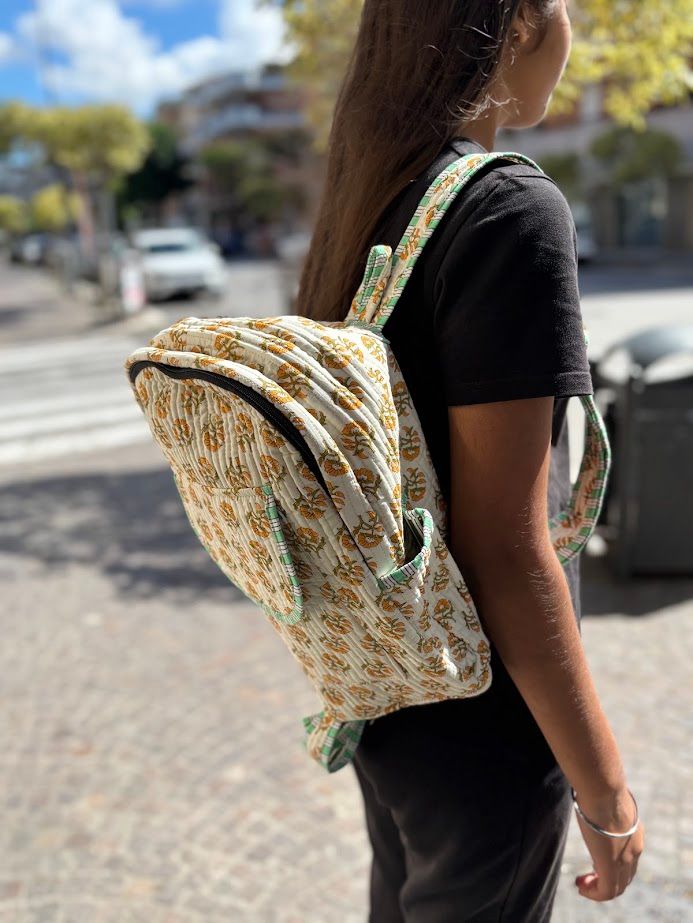 Backpack in cotton